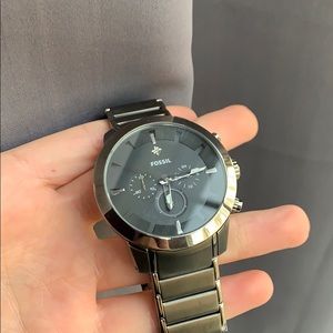 Fossil Gunmetal watch